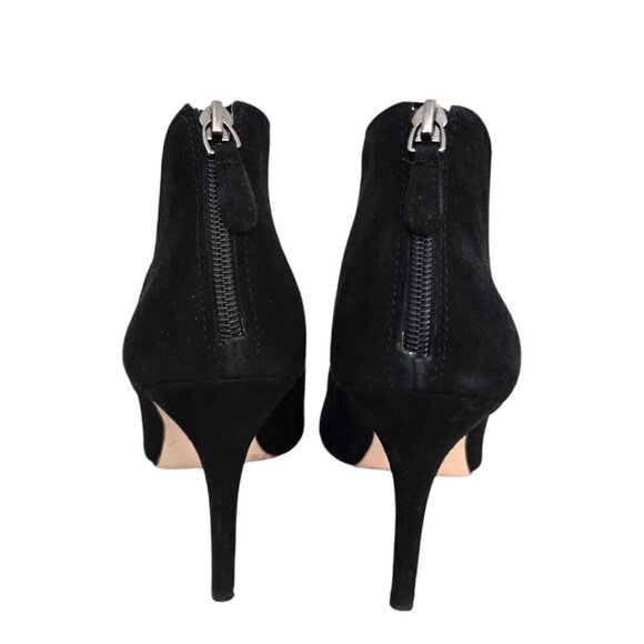 Enzo Angiolini Ruthley Black Suede Pointed Toe Stiletto Ankle Bootie Sz 9.5M - Picture 6 of 9